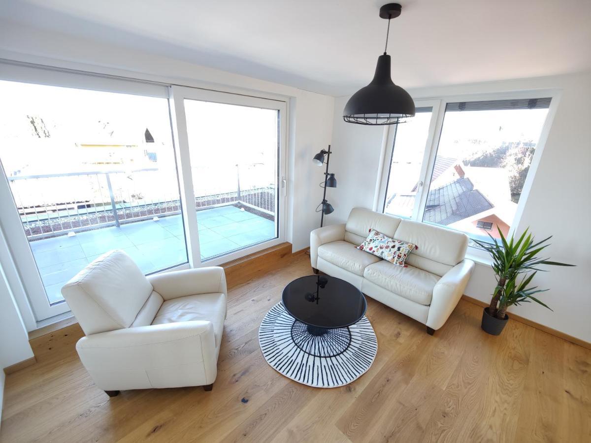 Penthouse Flat Carolina In Salzburg Stadt Eksteriør bilde